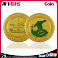 Customized design souvenir stamped metal coin